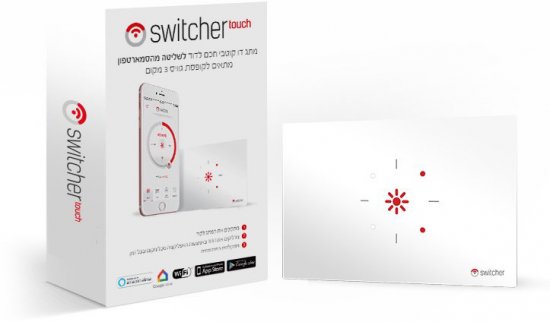 מפסק חכם לדוד שמש Switcher Touch – הדור החדש!