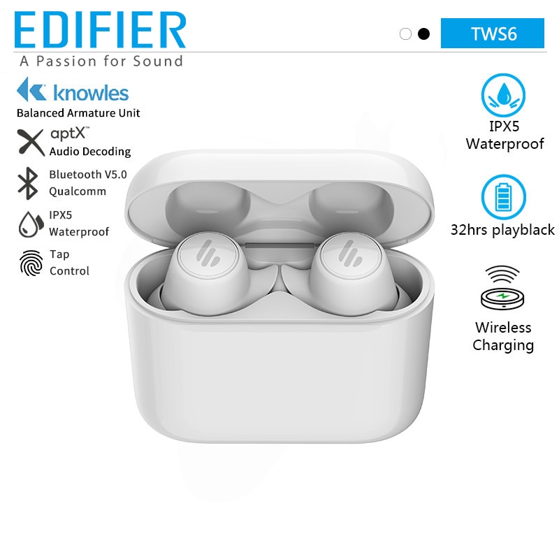 האוזניות האלחוטיות המעולות Edifier TWS6 בסייל חיסול מלאי משוגע ובלעדי ...