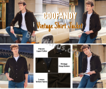 חולצות וינטאג’ מכופתרות של COOFANDY במחיר רצפה!